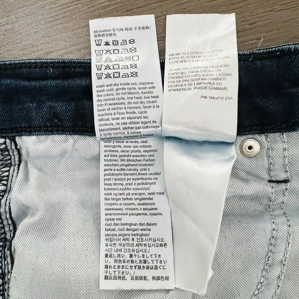Calvin Klein Jeans Men's Size 32X30 Blue Skinny Moulant Stretch Denim